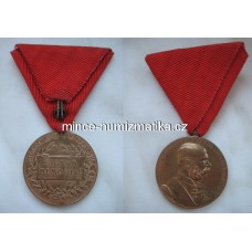 Medaile Signum Memoriae 1898 na stuze - stav RL